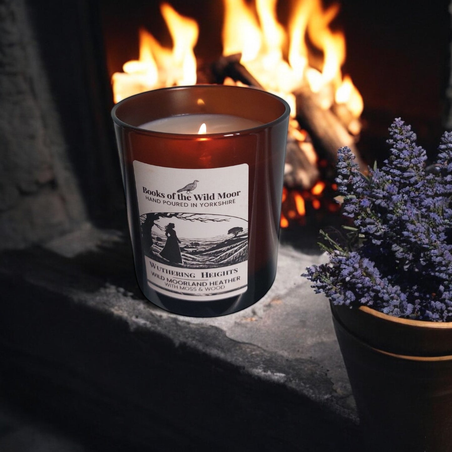 wuthering heights heather candle
