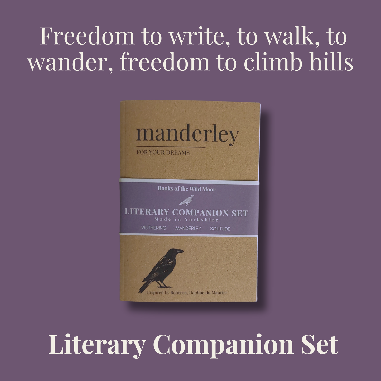 Literary Companion Set - 3 A6  Journals