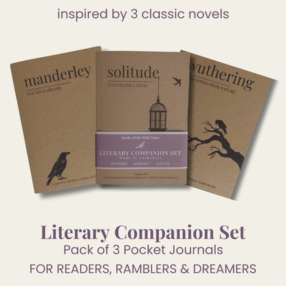 Books Literary Companion Set pocket journal