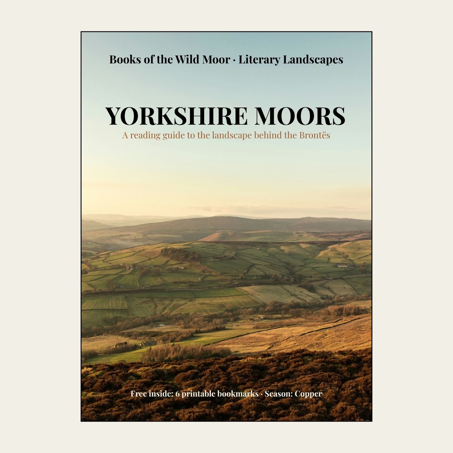 Yorkshire Moors Reading Guide + Brontë Bookmarks (Digital Download)