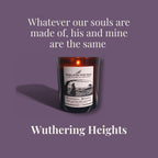 Bronte quote candle