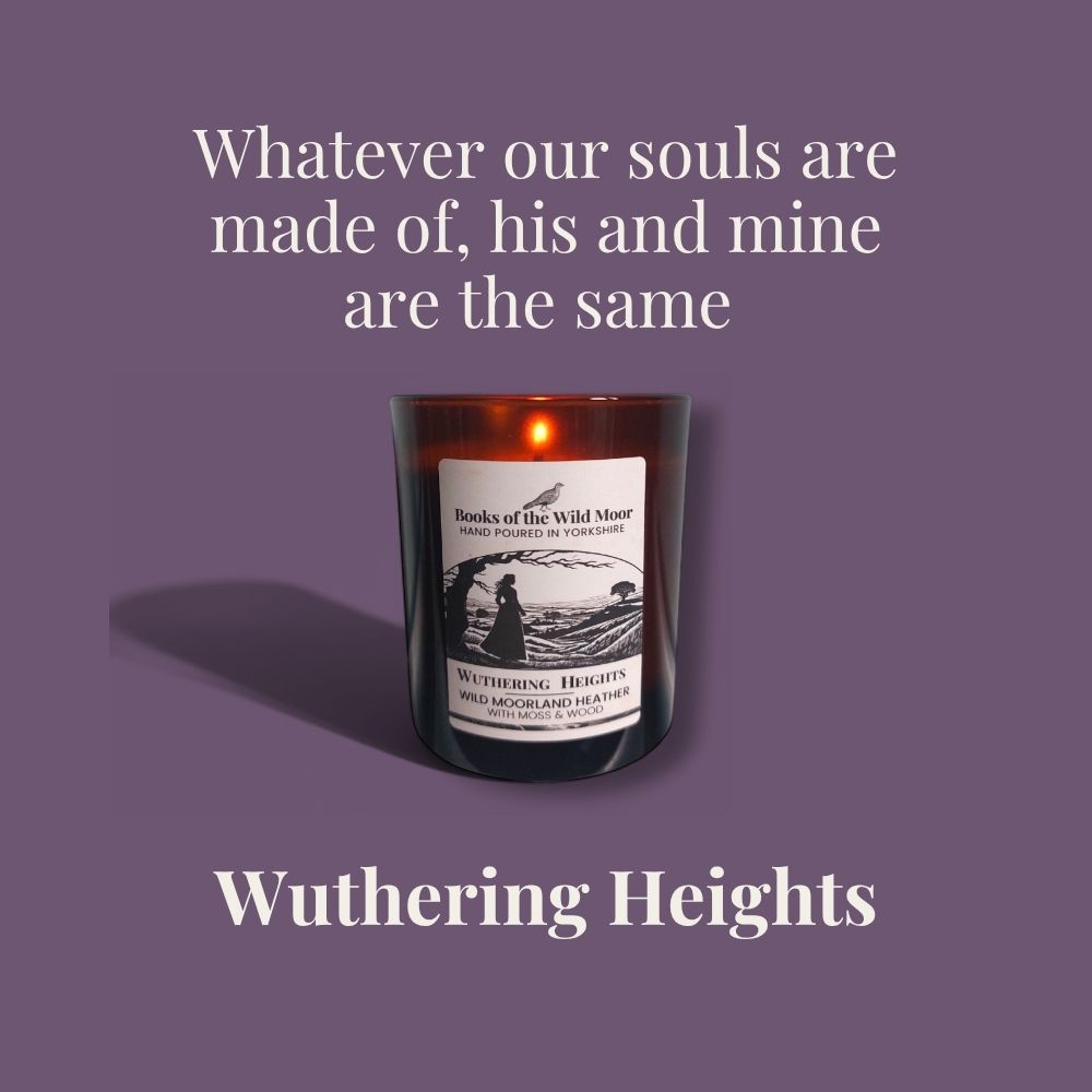 Bronte quote candle