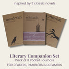 Literary Companion Set - 3 A6  Journals