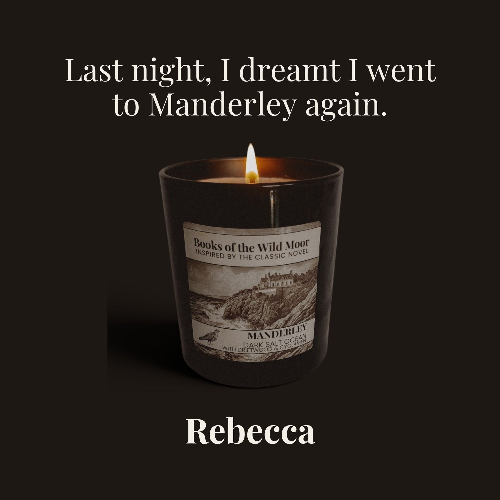 Rebecca Manderley Candle Dark Salt Ocean