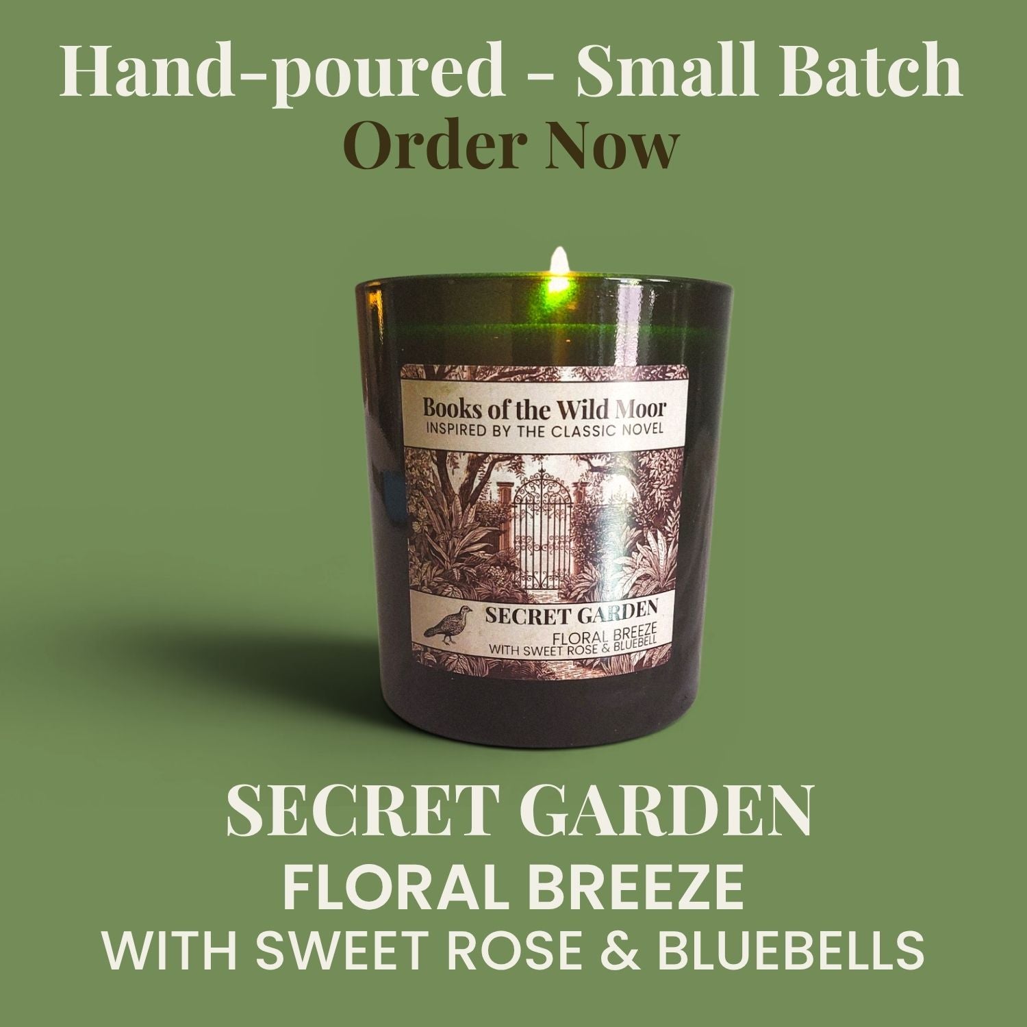 Secret Garden Candle sweet rose
