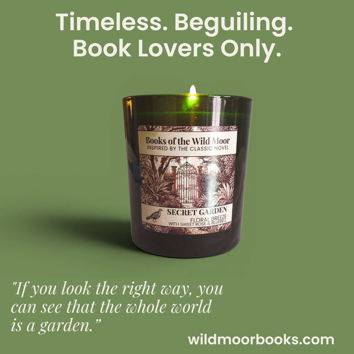 Secret Garden Candle Quote