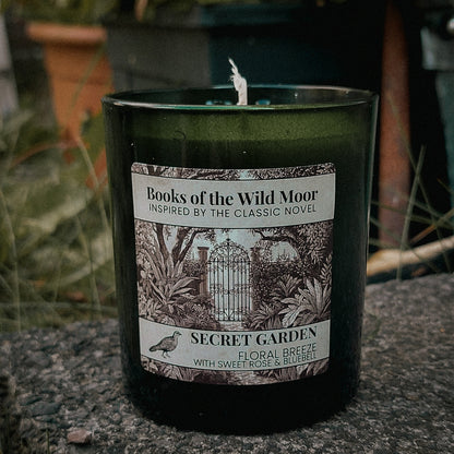 Secret Garden Candle in English country garden