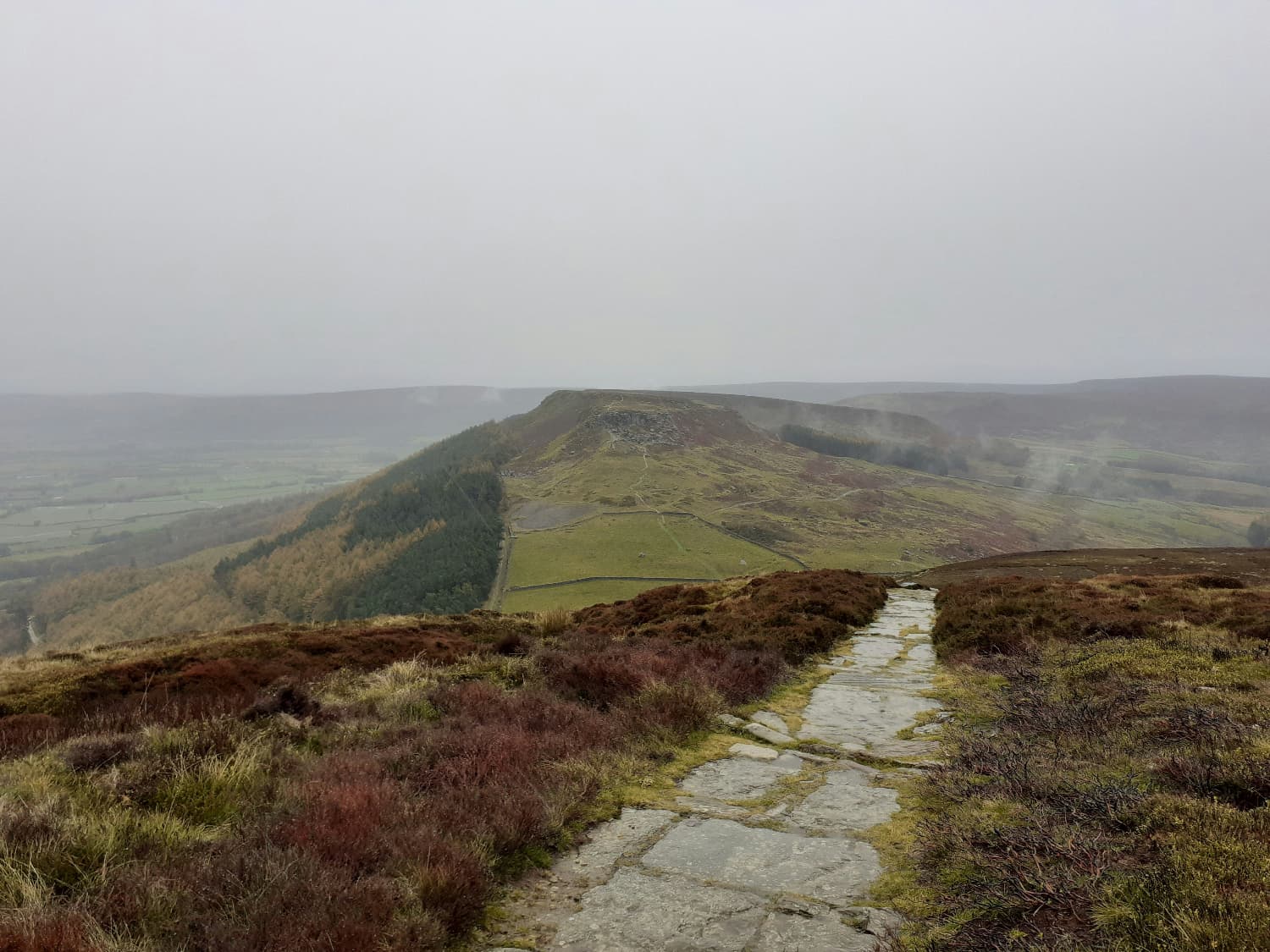 A misty moody and gothic Yorkshire Moors literary landscape